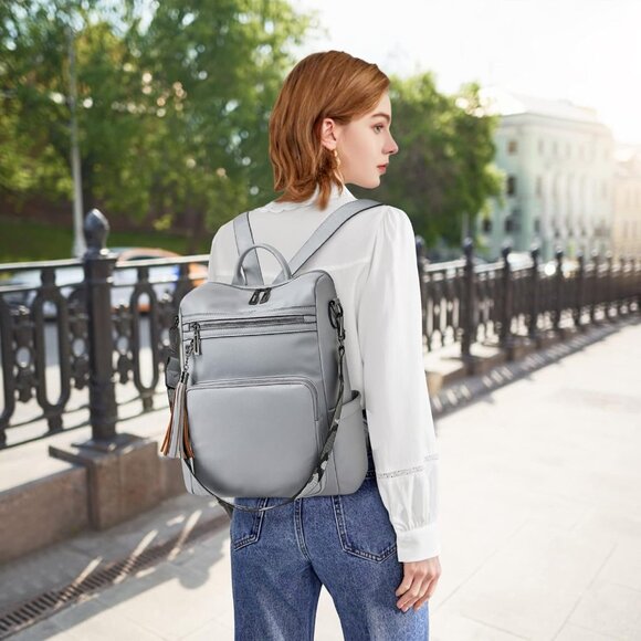 Trendy Leather Backpack Purse with Adjustable Straps - Perfect for Everyday Use - Picture 2 of 6